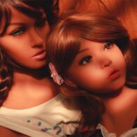 "Jenna 153cm (5'0) Lifelike Green-Eyed Companion Doll TPE sex doll image"