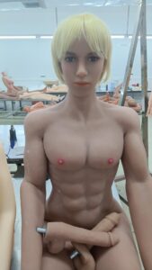 "None blonde hair doll image"