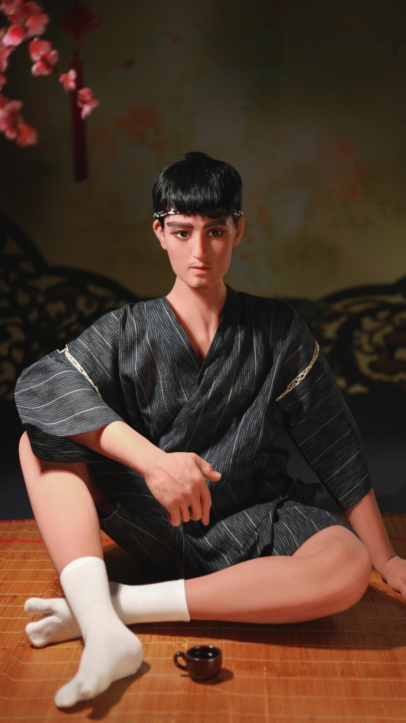 "Kenji 165cm (5'5) Gentle Asian Companion Doll realistic companion doll image"