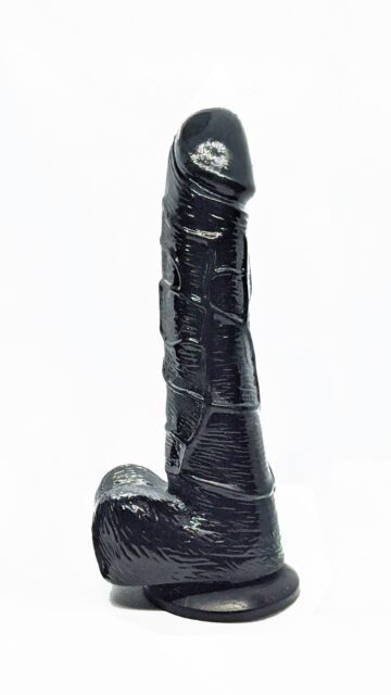 black dildo with vibration
